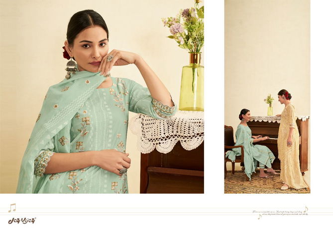 Sargam By Jay Vijay Embroidery Khadi Cotton Salwar Suits Wholesale Clothing Suppliers In India